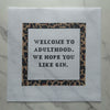 Imperfect: Adulthood Gin -  Needlepoint Canvas — Final Sale