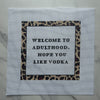 Imperfect: Adulthood Vodka -  Needlepoint Canvas — Final Sale