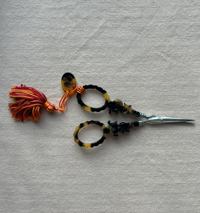 Maison Sajou Tortoiseshell Embroidery Scissors